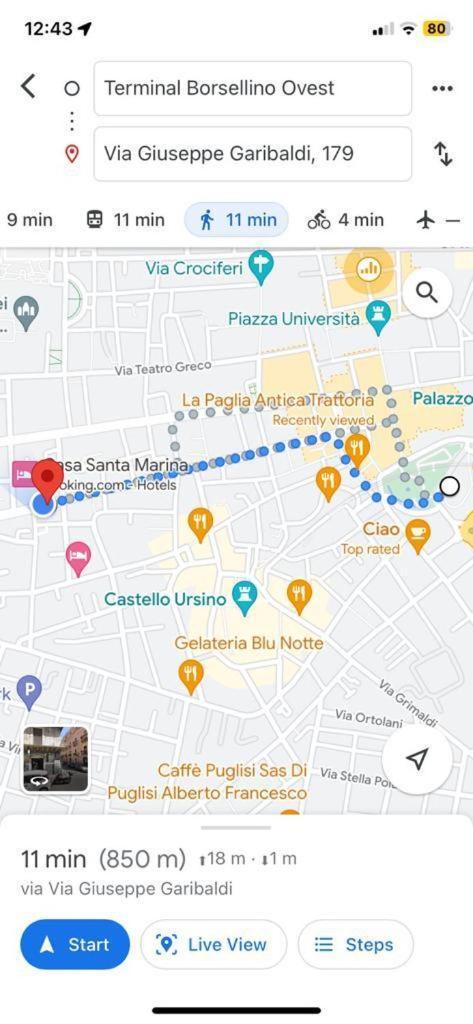 Art In Center Panzió Catania-Fontanarossai nemzetközi repülőtér Kültér fotó